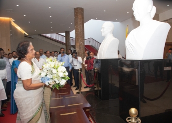 The 108th birthday celebration of the world's first Female Prime Minister in Colombo!